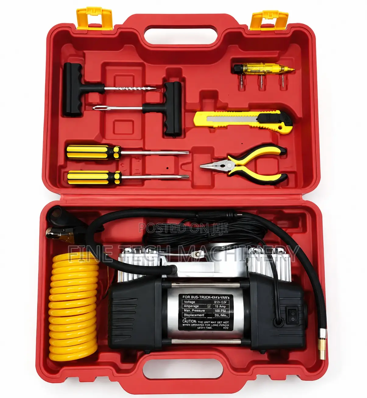 Portablr Twin Cylinder Air Compressor Kit