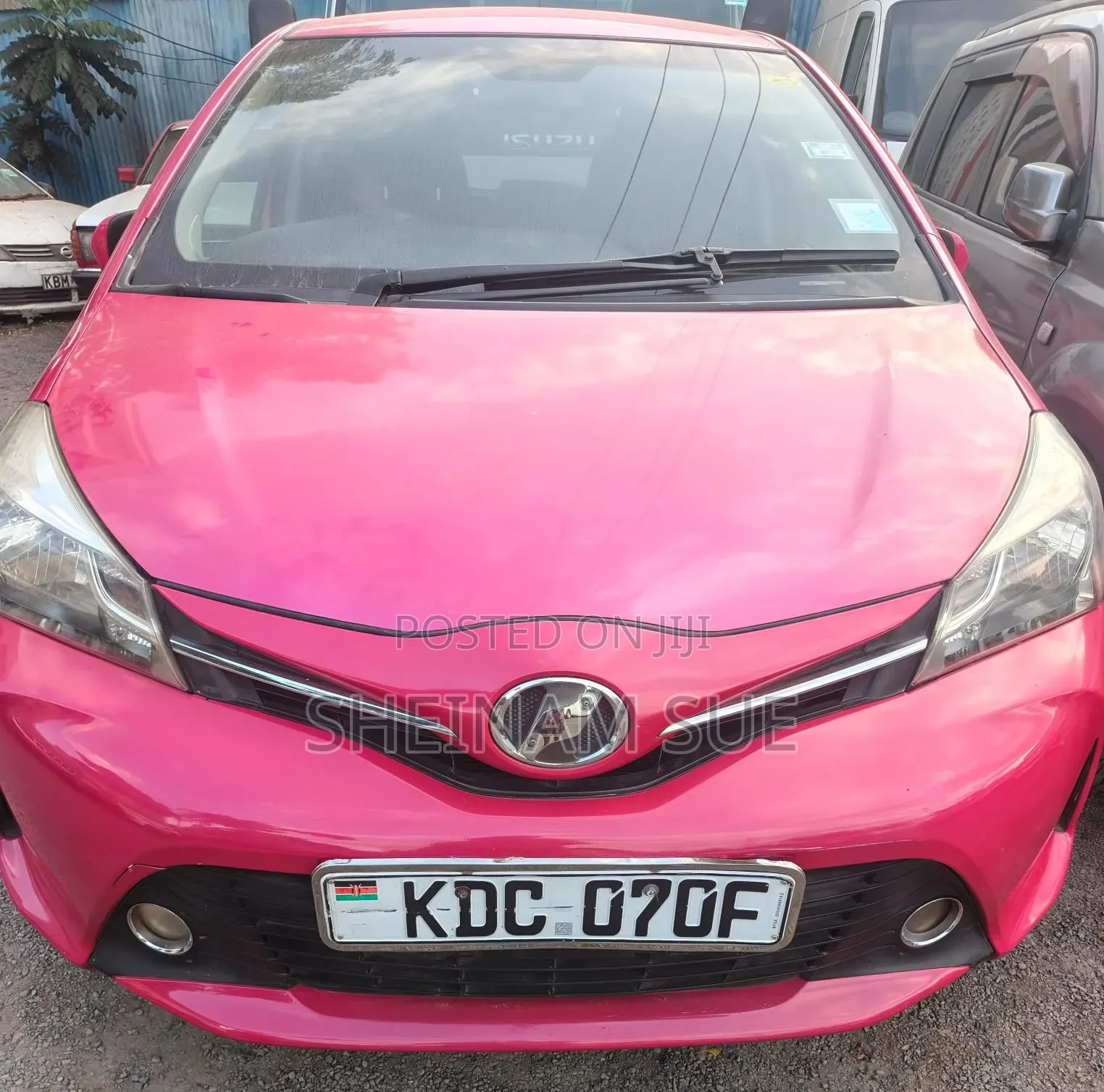 Toyota Vitz 2015 Pink