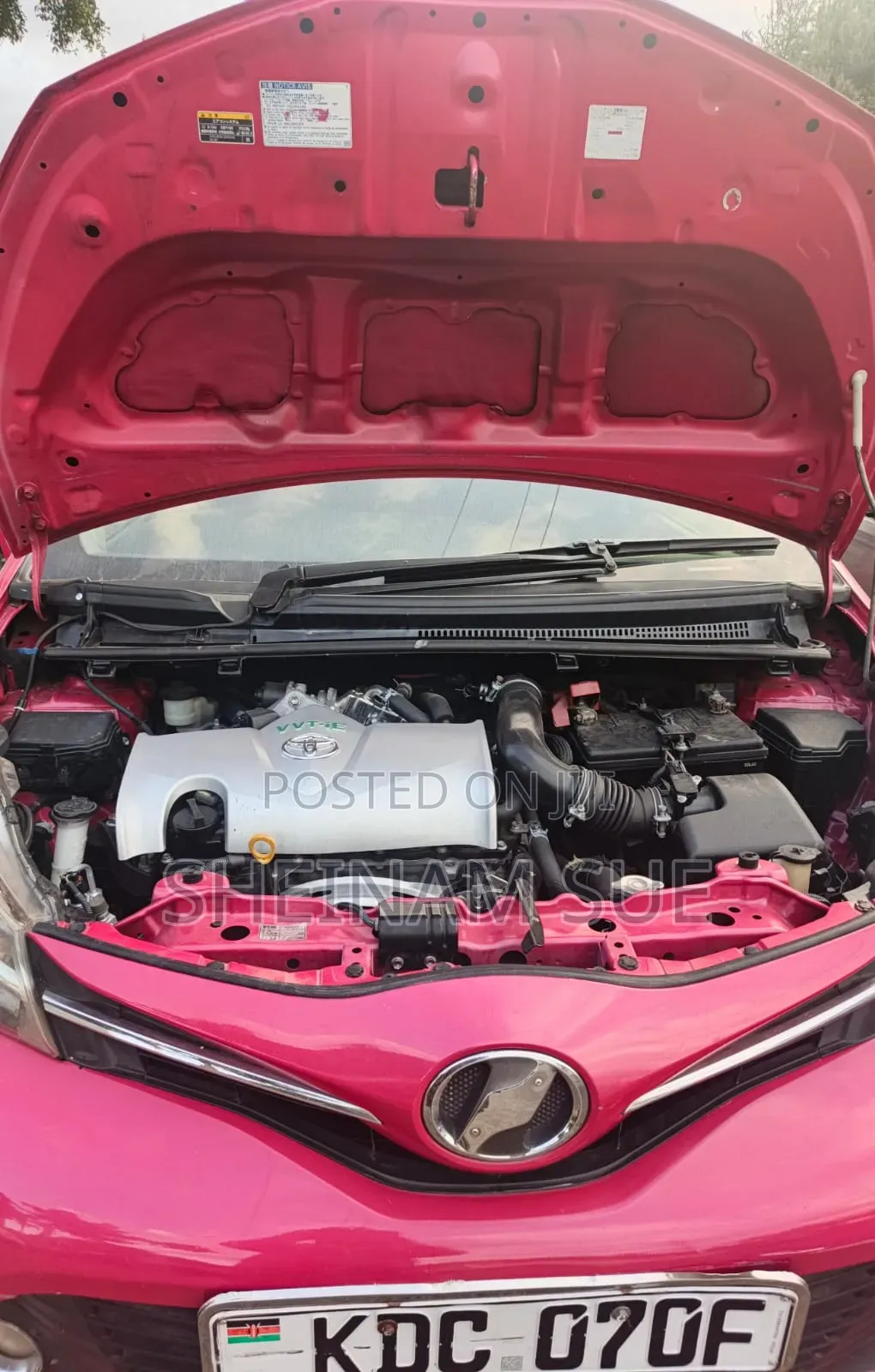 Toyota Vitz 2015 Pink