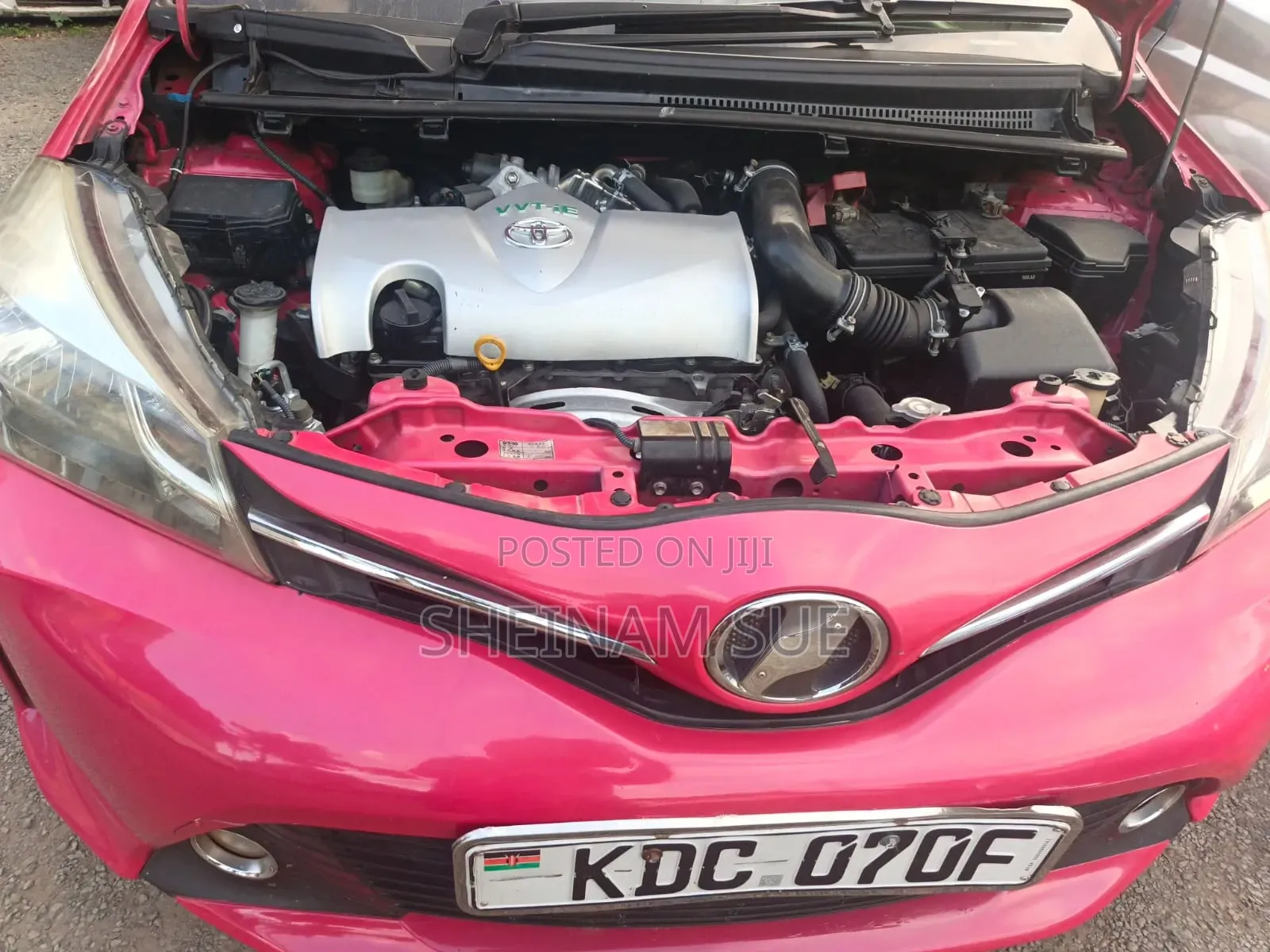 Toyota Vitz 2015 Pink