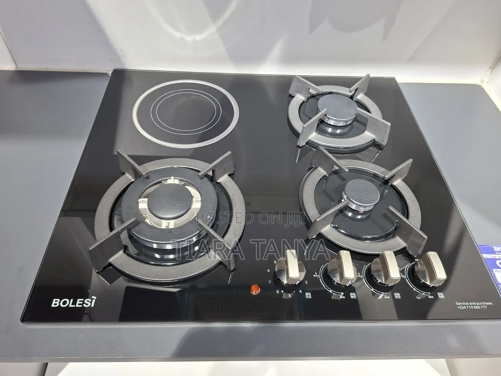 Bolesi 3gas and 1 Electric Ceramic Built in Hob