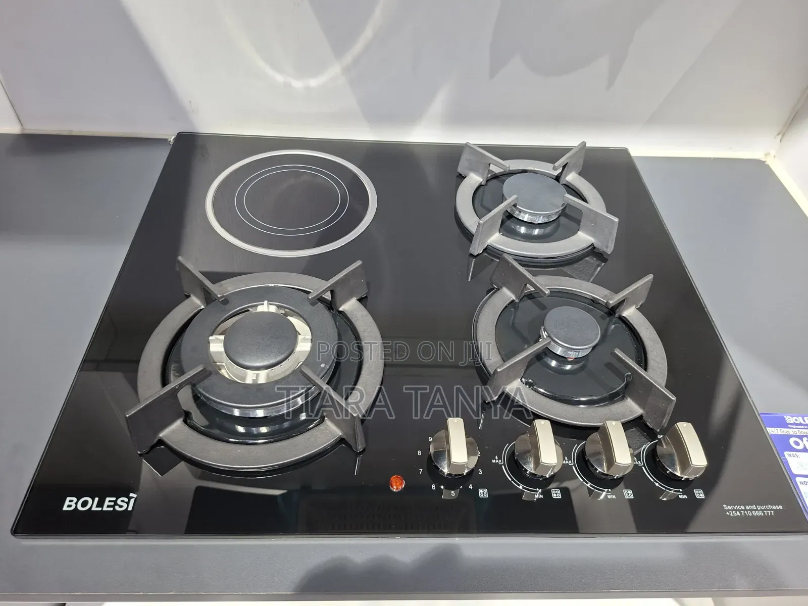 Bolesi 3gas and 1 Electric Ceramic Built in Hob