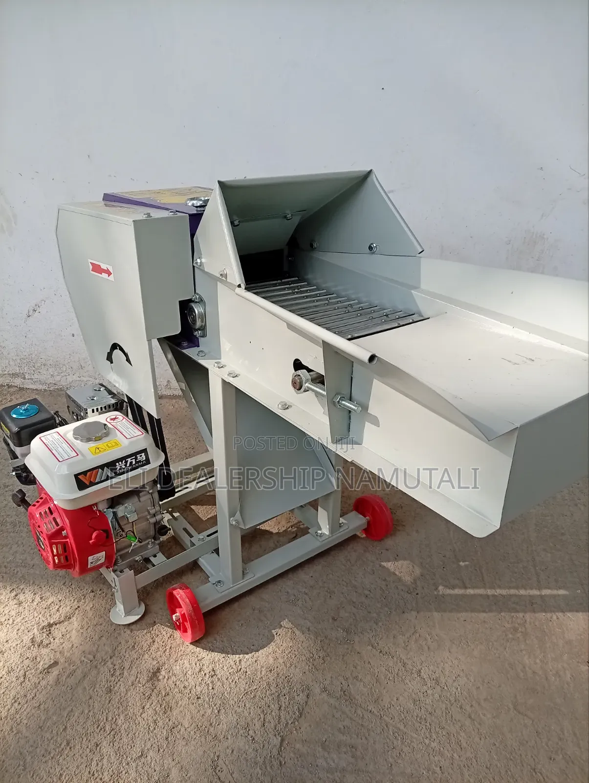 7.5hp Petrol High Speed Chaff Cutter With Automatic Chain Feeding