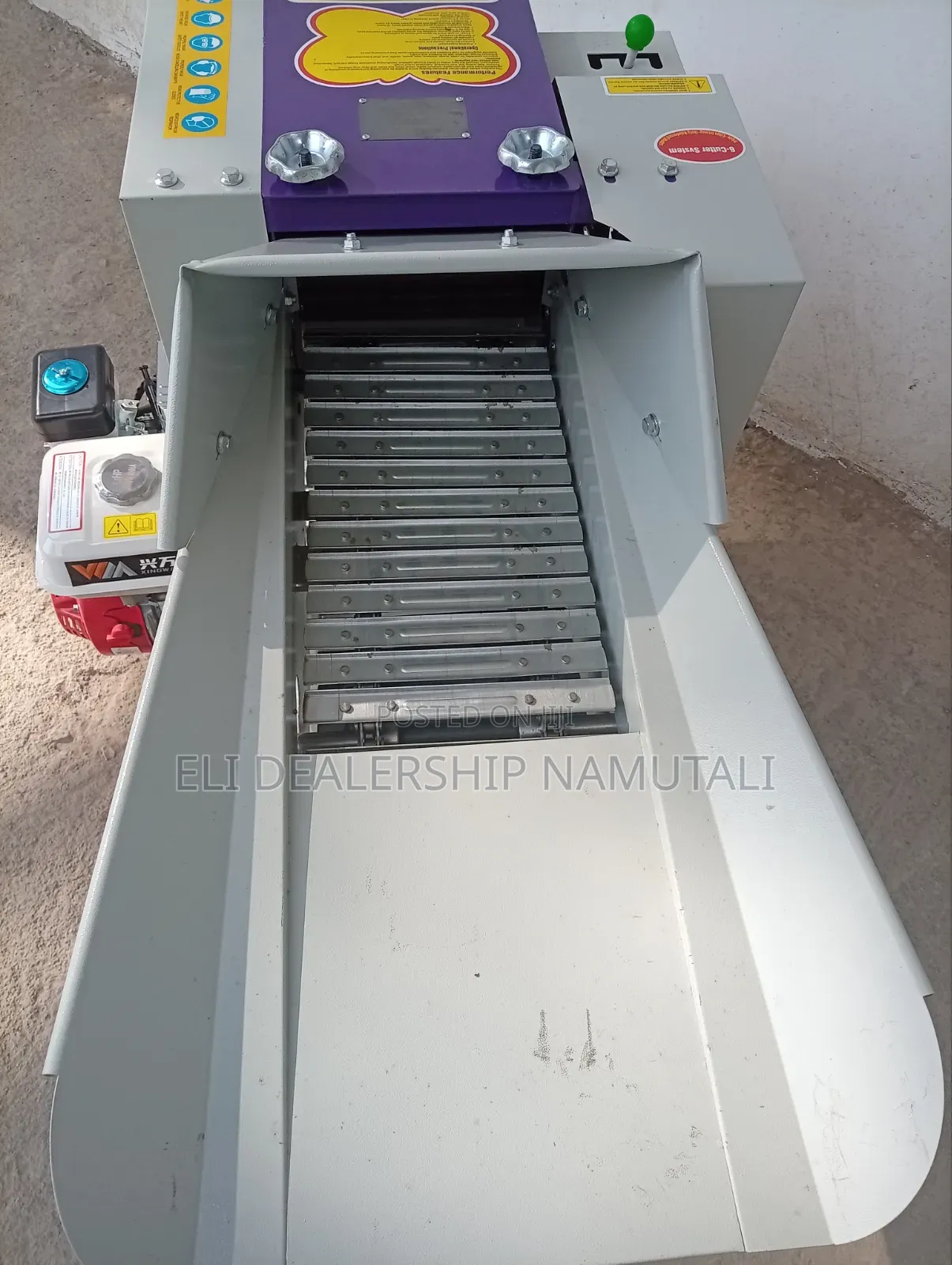 7.5hp Petrol High Speed Chaff Cutter With Automatic Chain Feeding