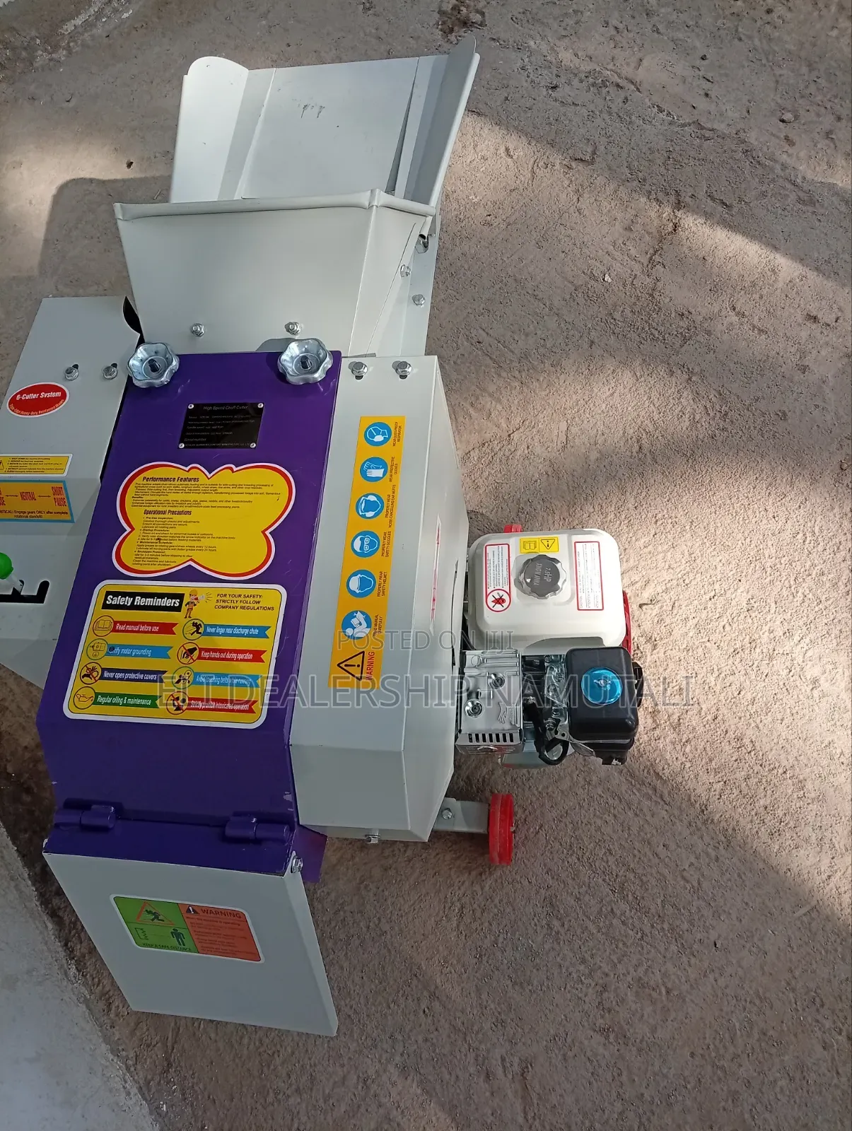 Reliable 7.5hp Forage Cutting Machine for Livestock/Silage Cutter
