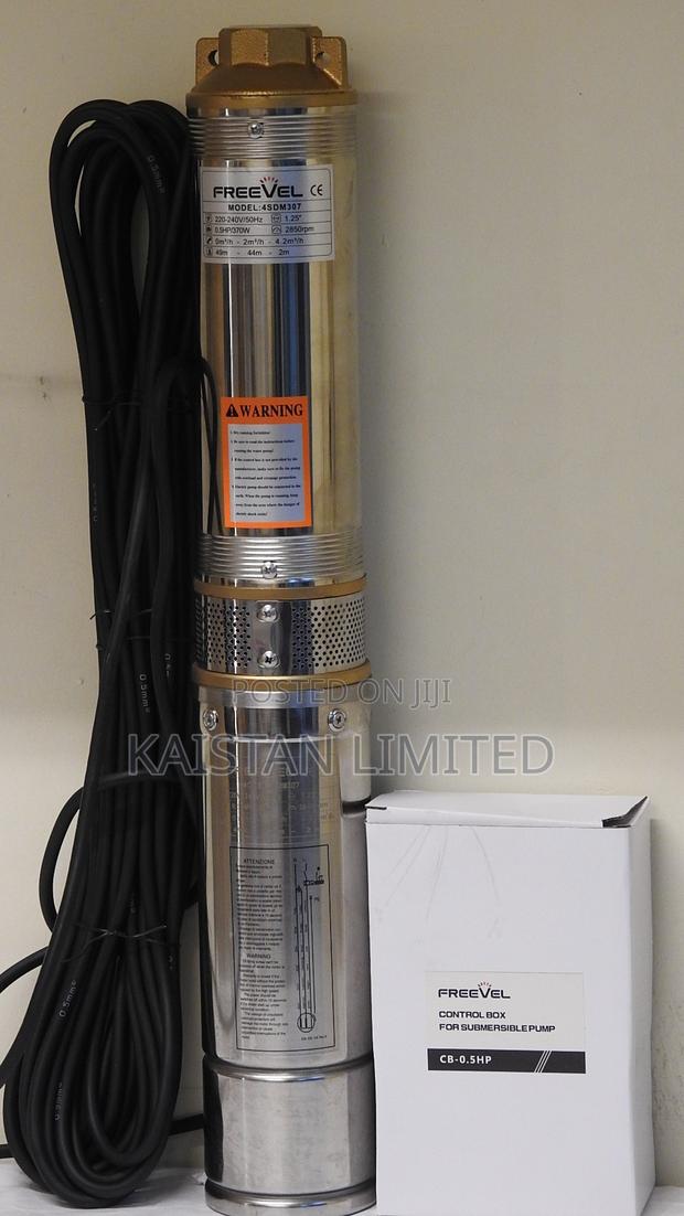Freevel 0.5hp 4sdm307 Submersible Borehole Pump 49m Head