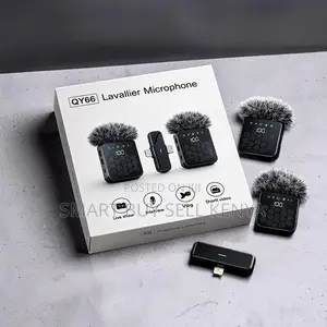 Noise-Canceling 3 in 1 Dual Mics Wireless Lavalier Microphone