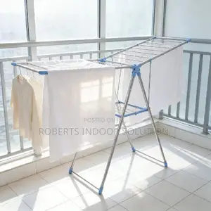 Multi-Bar Heavy-Duty Clothes Drying Stand