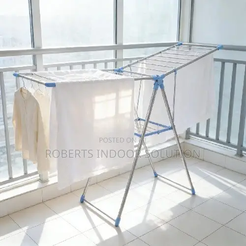 Multi-Bar Heavy-Duty Clothes Drying Stand