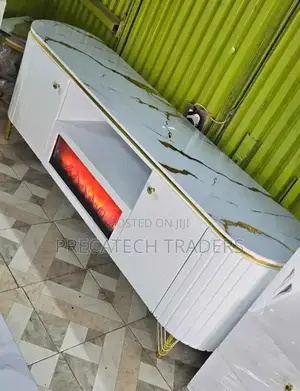 Modern Tv Stand With Electric Fireplace