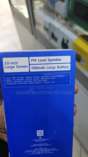 New Tecno T303 Blue