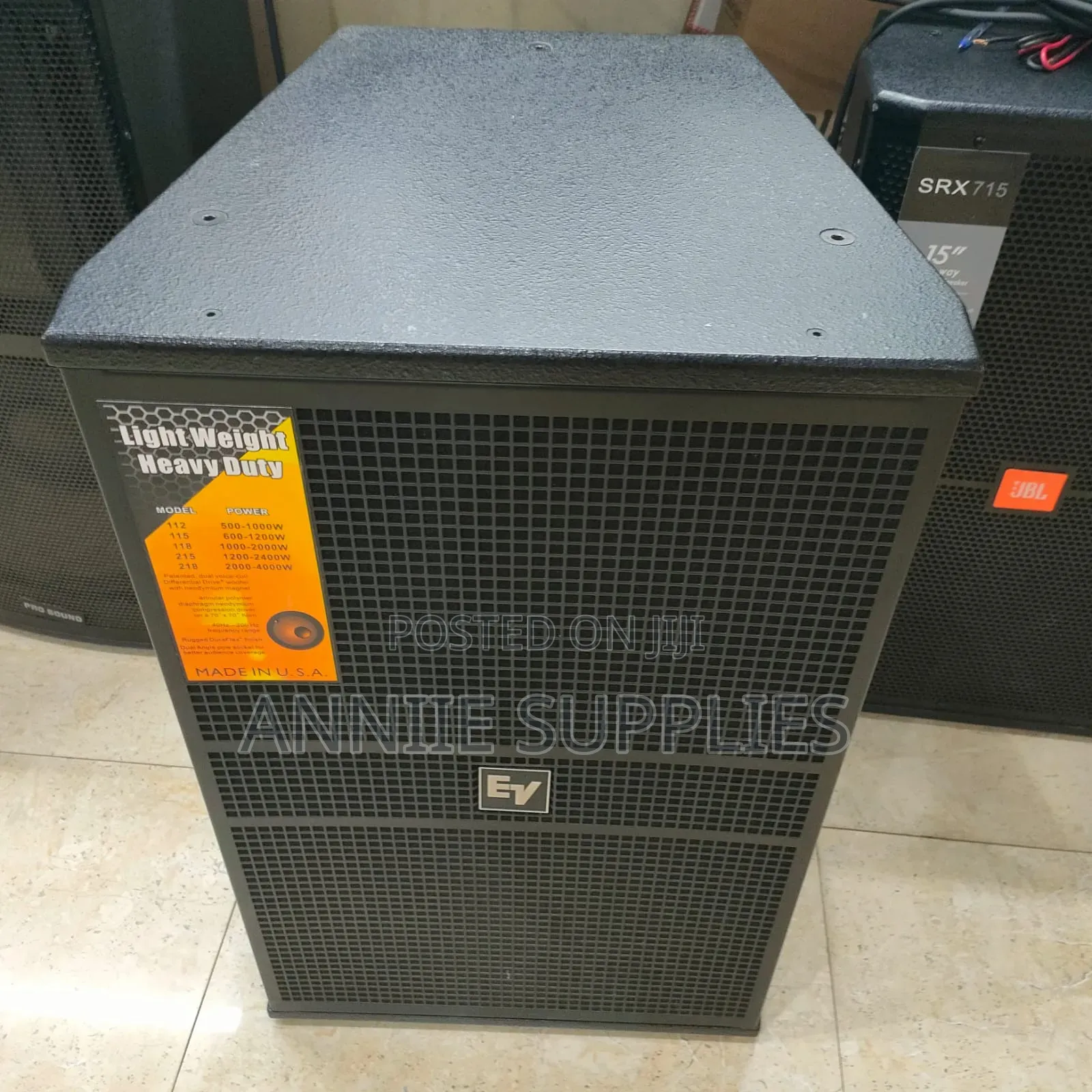 Light Weight Heavy Duty Speaker 15 Inches