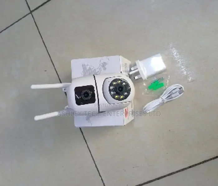 Wall Mounted V380 Dual Lens Wifi Bulb Camera – Smart Security Camera