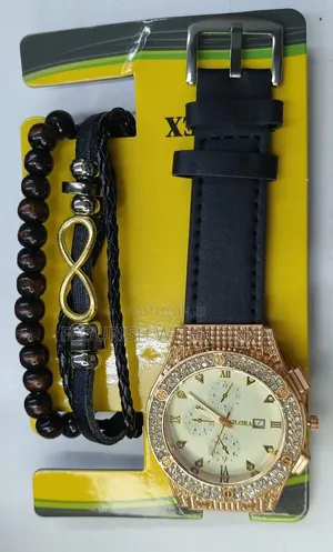 Men's Leather Watches With Bracelets