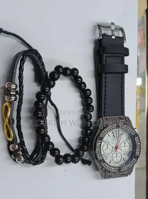 Men's Leather Watches With Bracelets