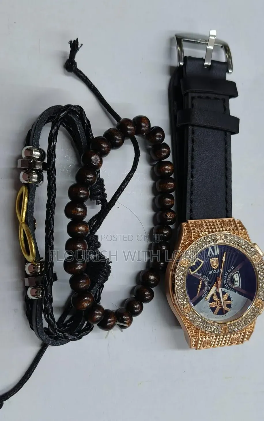 Men's Leather Watches With Bracelets