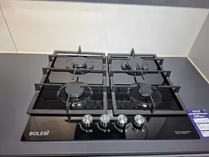 Bolesi 60cm 4 Burner Gas Glass Hob