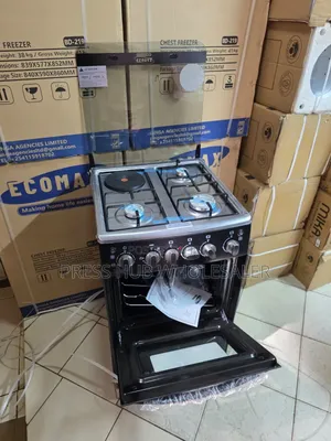 Ecomax 3 Gas Burner 1 Electric Hotplate Cooker With Oven