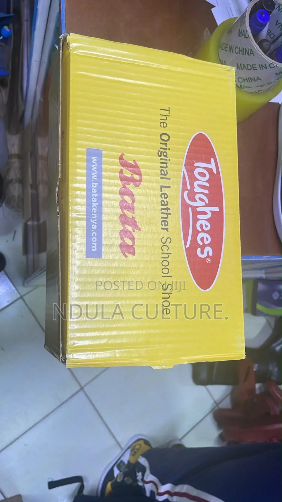 Original Bata Toughees Kids(25—35) Big Students 38–45