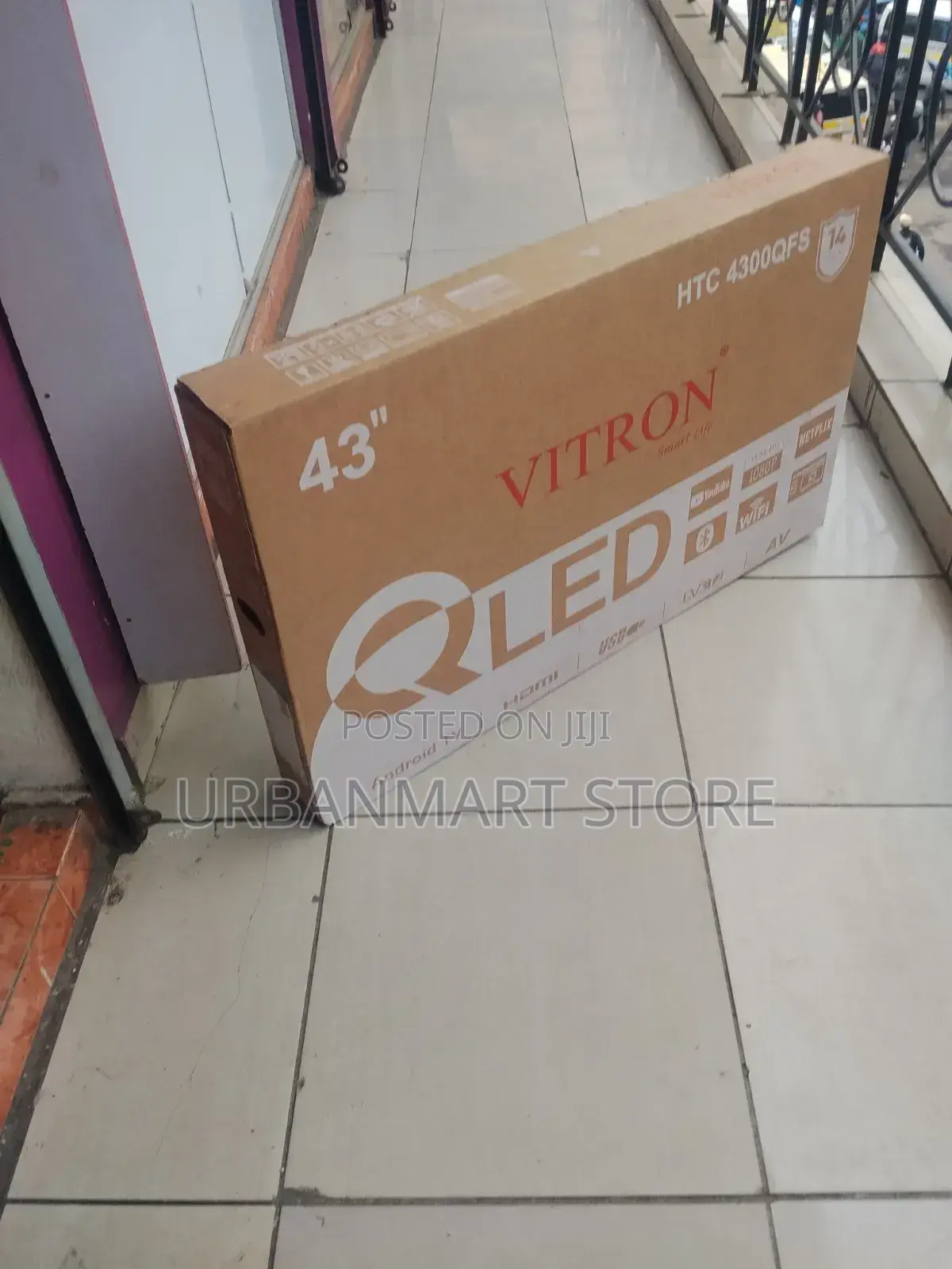 Vitron 43 Inch Frameless Qled Tv