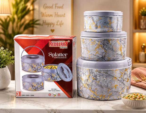 3-Piece Splatter Hot Pot Set - Jf