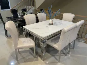 6 Sitter Executive Modern Advanced Marble Dinning Table