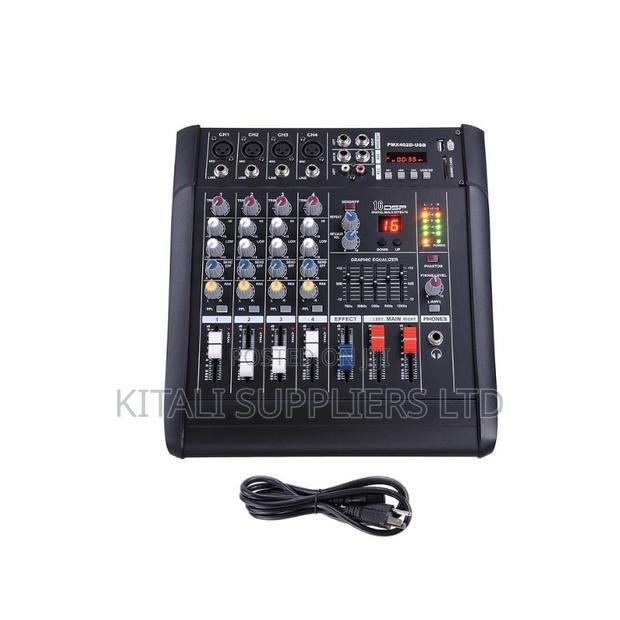 4-Channel Audio Mixer – Compact Professional Sound Console