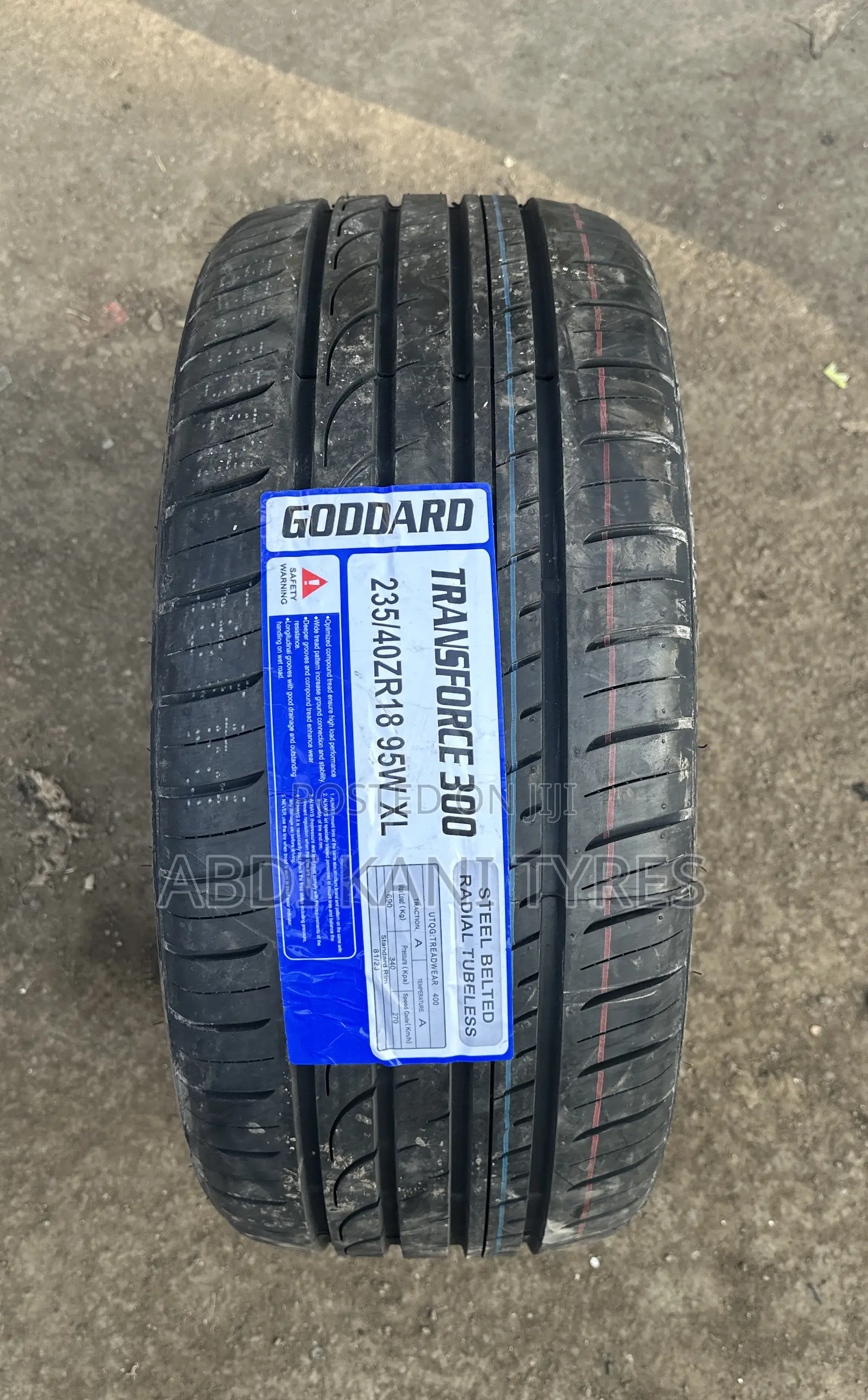 235/40r18 Goddard Tires