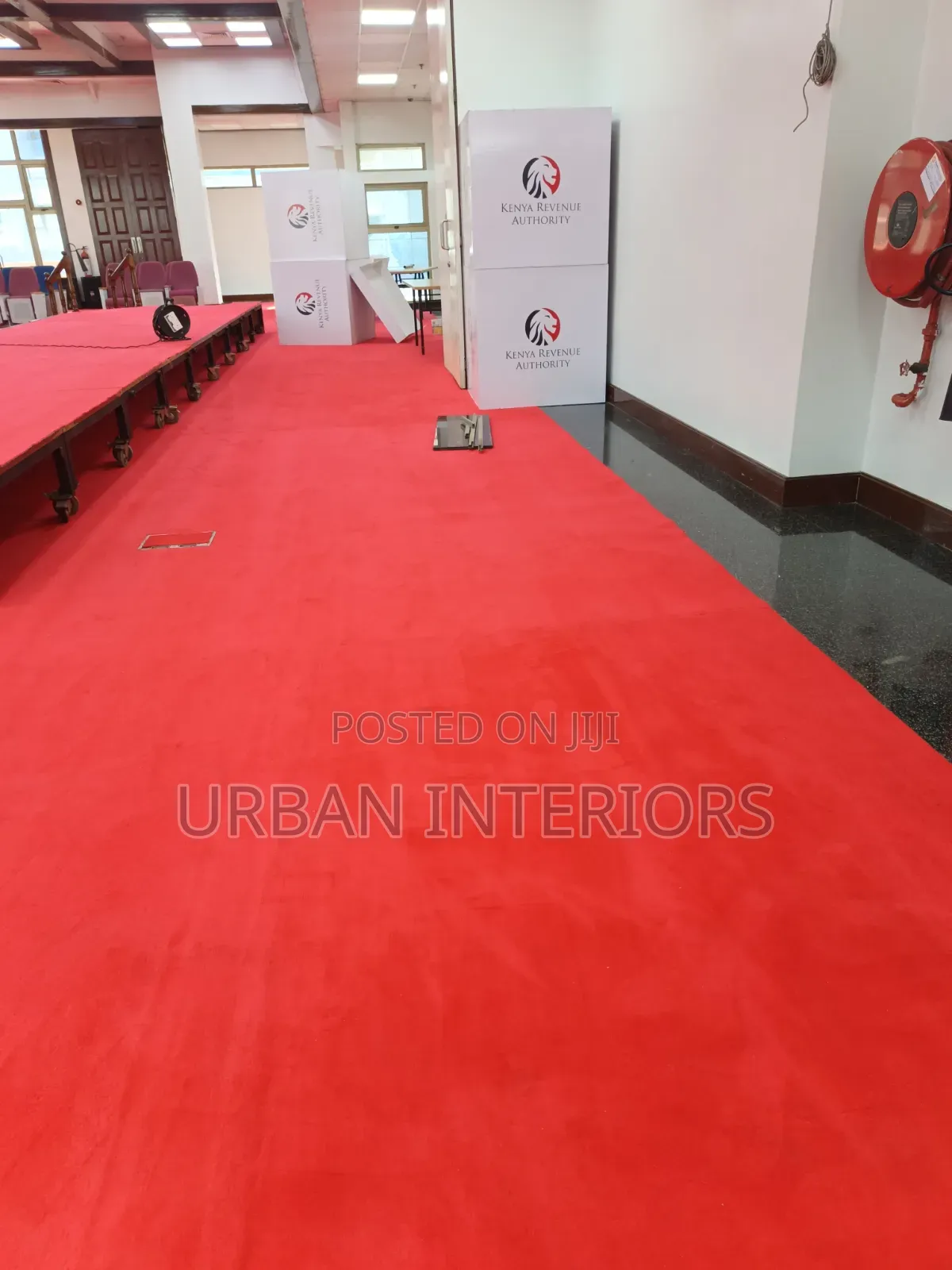 Office Red Carpet Office Red Carpet for Flat Surfaces