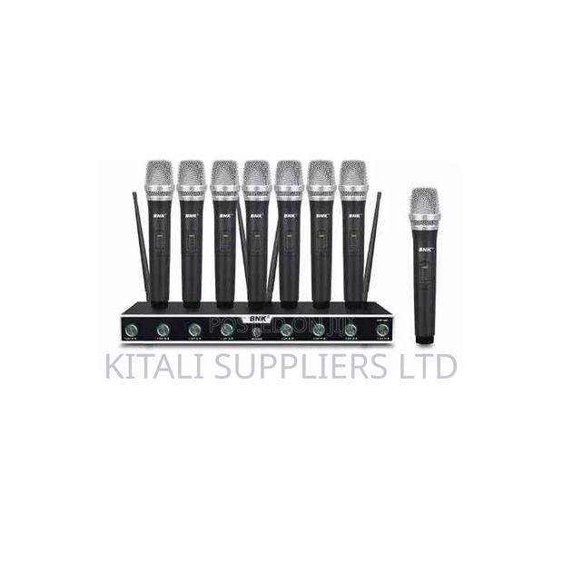 BNK Bk8800 Professional 8-Channel Uhf Wireless Handheld Microphone