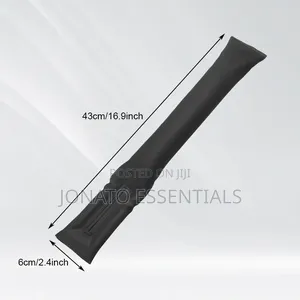 Car Seat Gap Filler Organizer Anti-Drop Padding Black