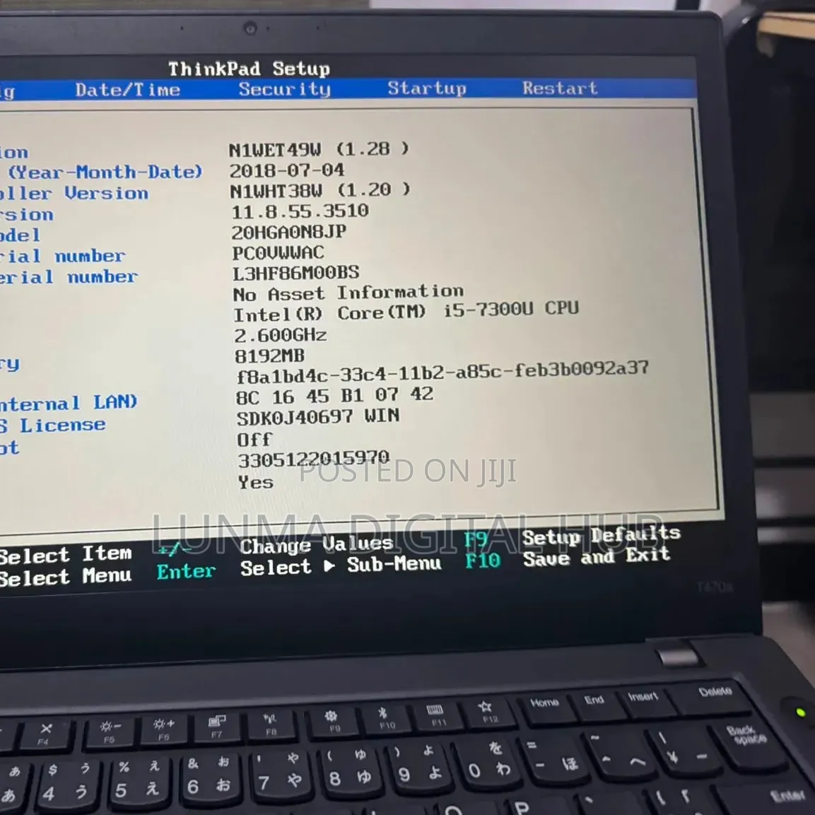 Laptop Lenovo ThinkPad T490s 16GB Intel Core i5 SSD 512GB