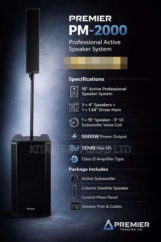 Pm-2000 Active Professional Speaker
