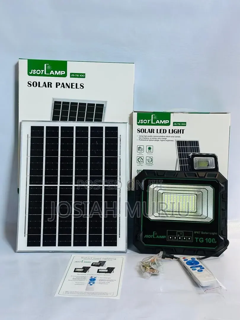 Jsot 100watts Solar Lamp/Jsot Solar Floodlight