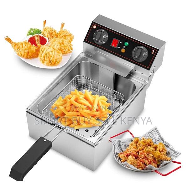 Commercial 4l/6l Electric Single Tank Stainless Steel Deep Fryer