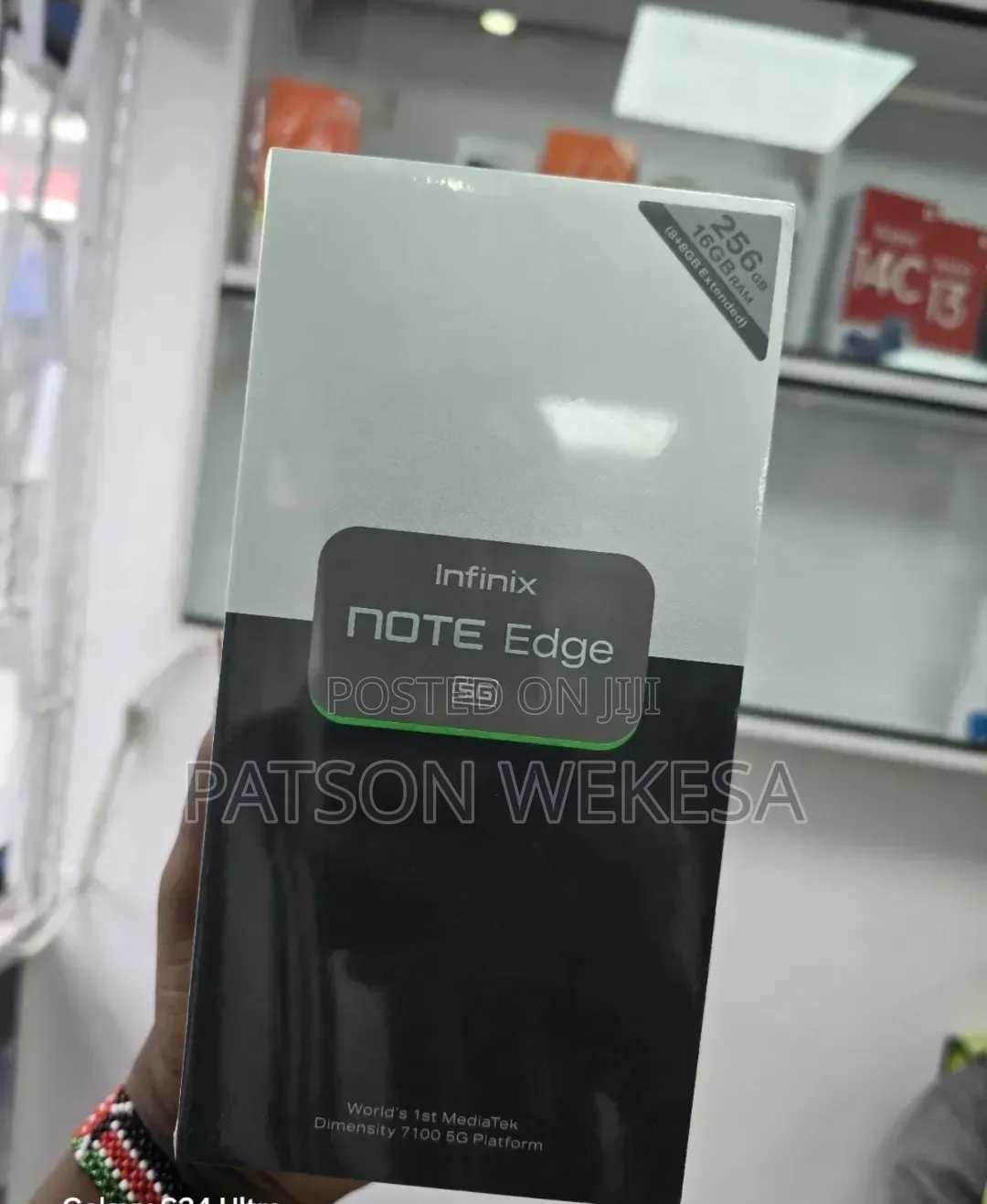 New Infinix Note Edge 256 GB Gray