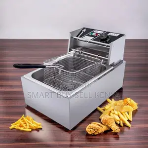Hassle- Free 4l/6l/10l Electric Single Tank Stainless Steel Deep Fryer