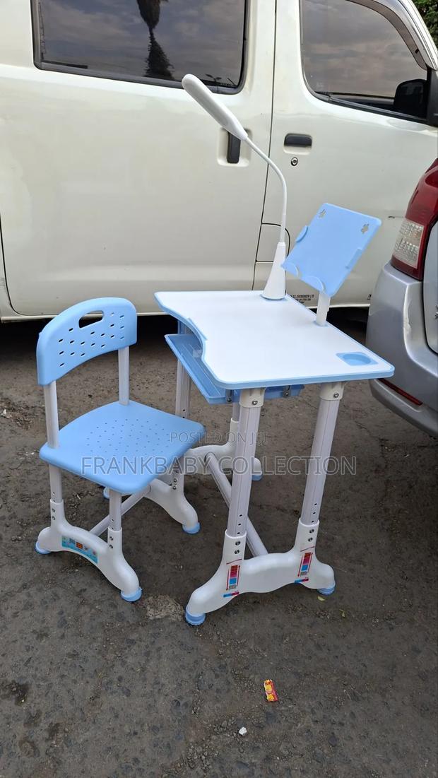 Premium Kids Study Desk With Book Stand Storage Drawer - main view
