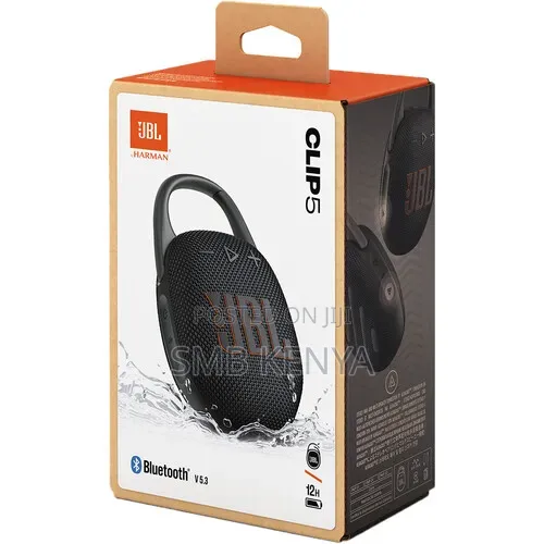 JBL Clip 5-7watts Portable Waterproof Speaker-Black