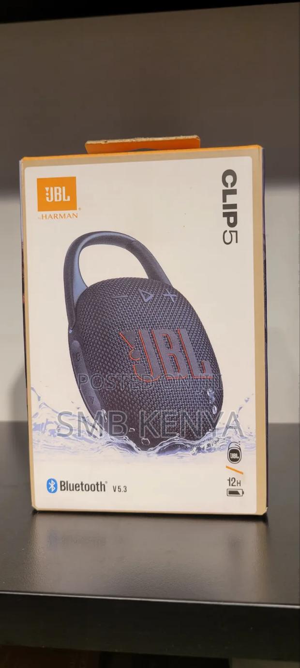 JBL Clip 5-7watts Portable Waterproof Speaker-Black - thumbnail 3