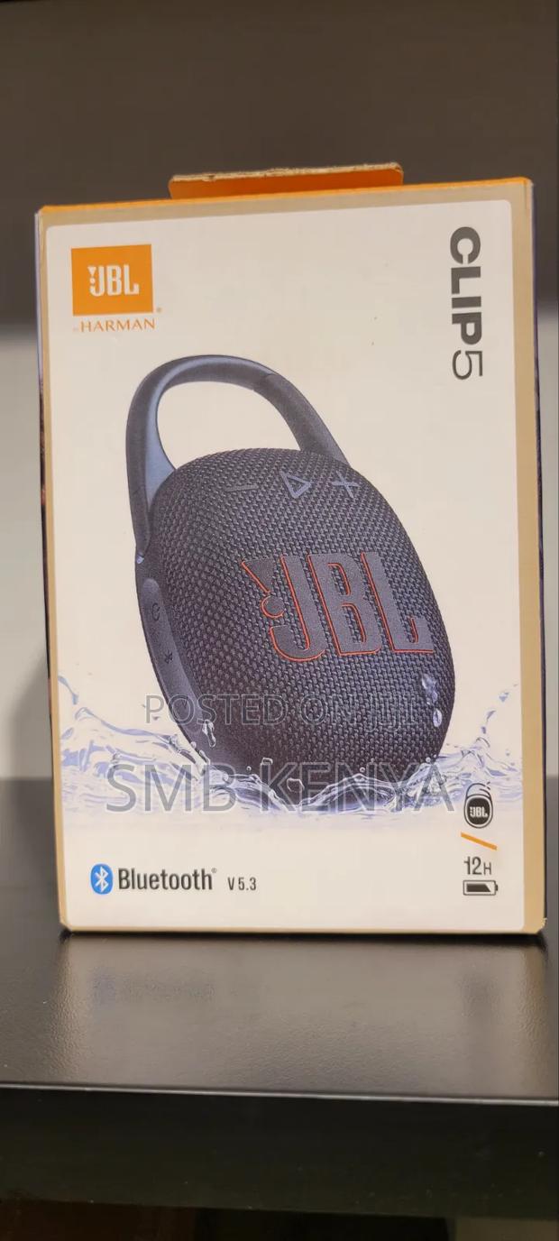 JBL Clip 5-7watts Portable Waterproof Speaker-Black - thumbnail 4