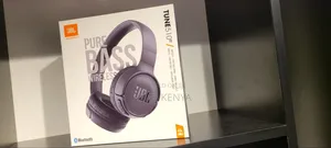 JBL Tune 510bt Wireless on-Ear Headphones With Purebass Sound – Black