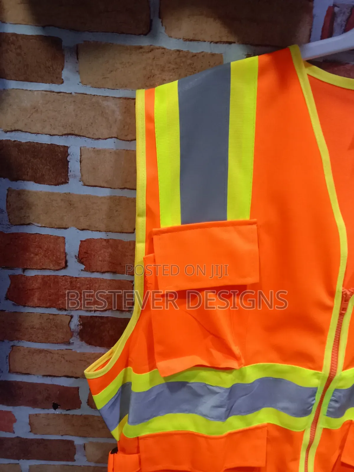 Heavy Orange Quality Reflector Jacket