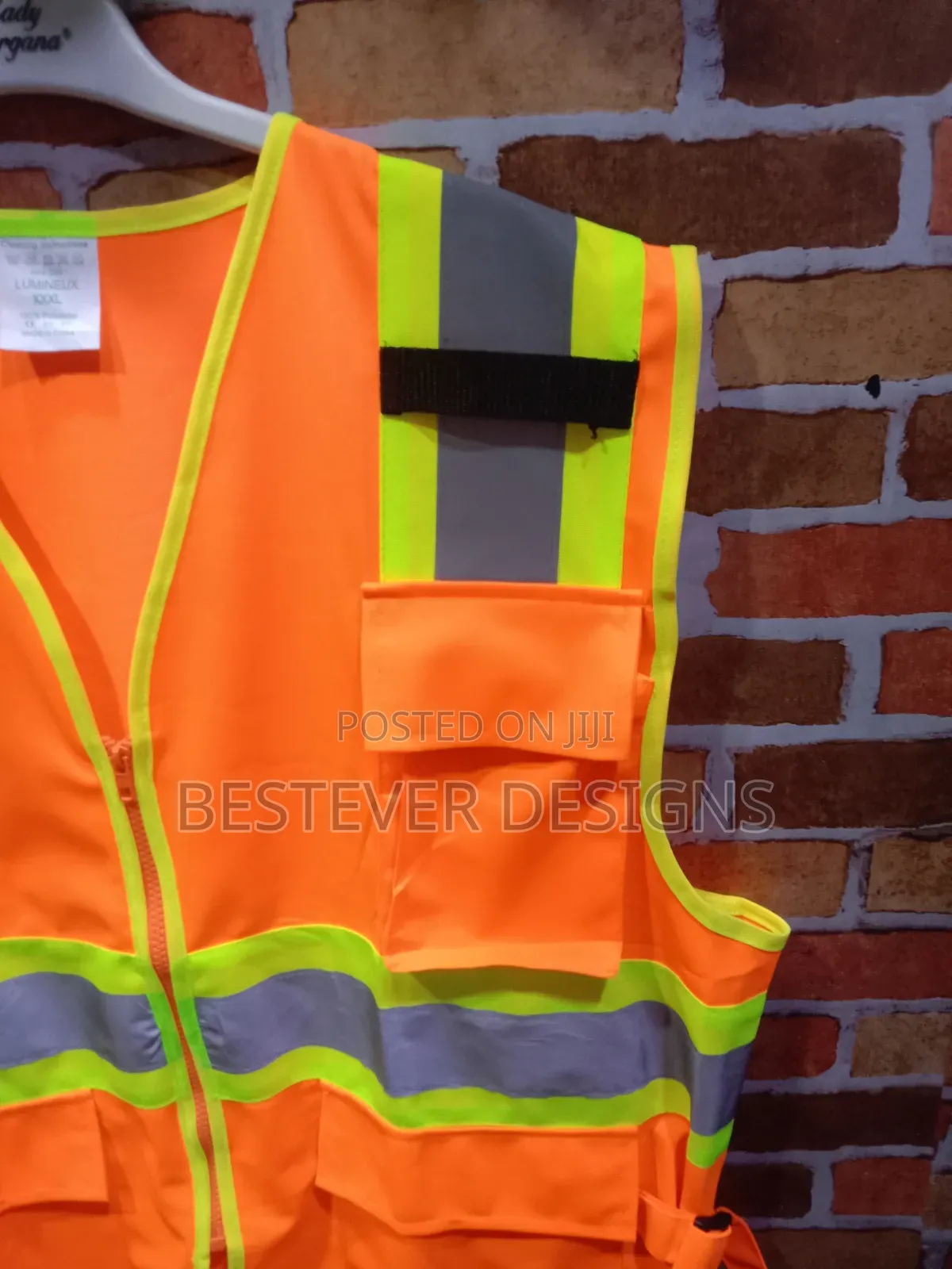Heavy Orange Quality Reflector Jacket