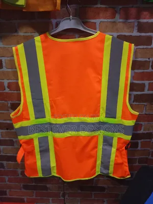 Heavy Orange Quality Reflector Jacket