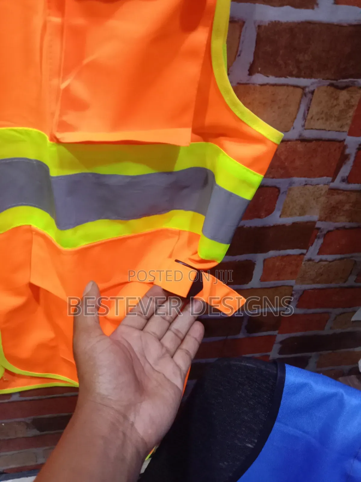 Heavy Orange Quality Reflector Jacket