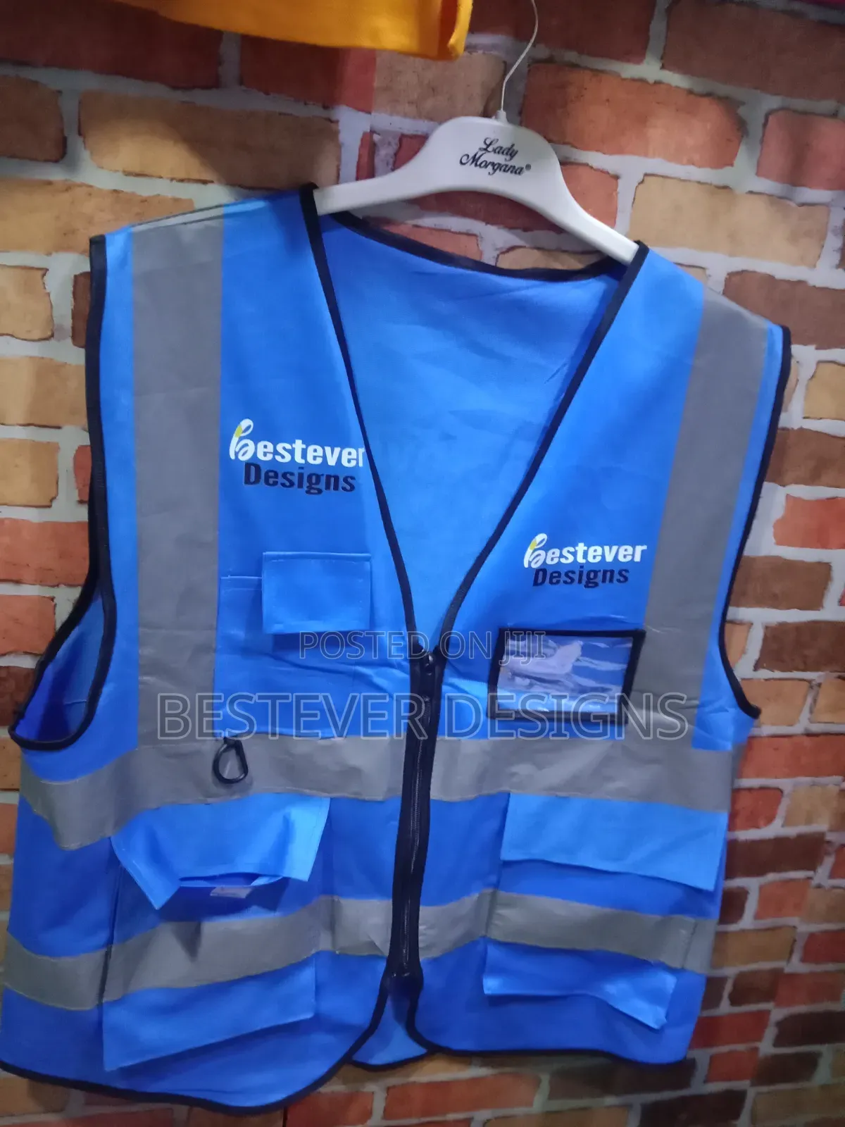Cyan Blue Reflector Jacket