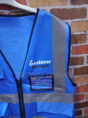 Cyan Blue Reflector Jacket