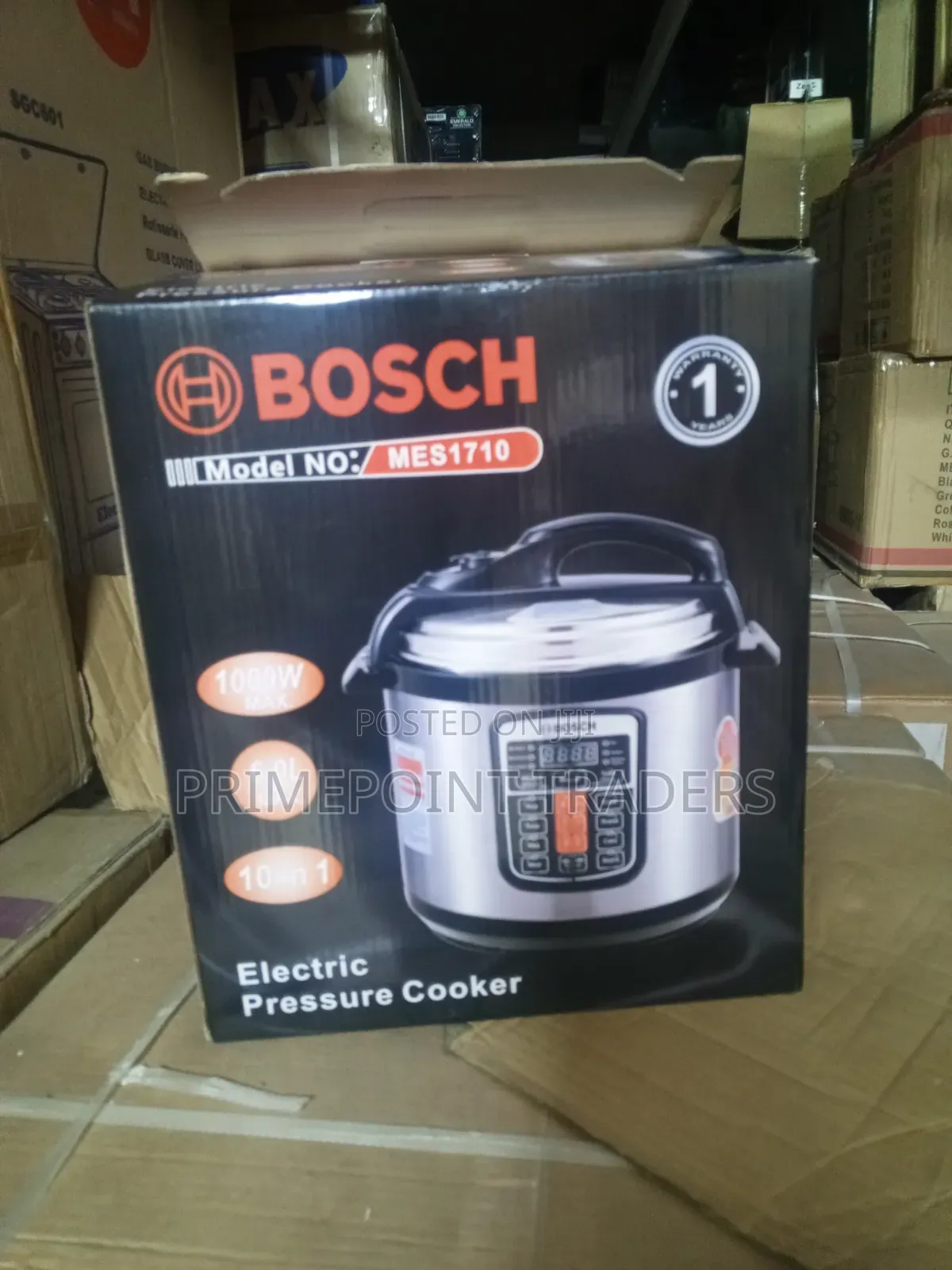 Bosch 6l Electric Pressure Cooker – Fast, Safe Effortless Cooking