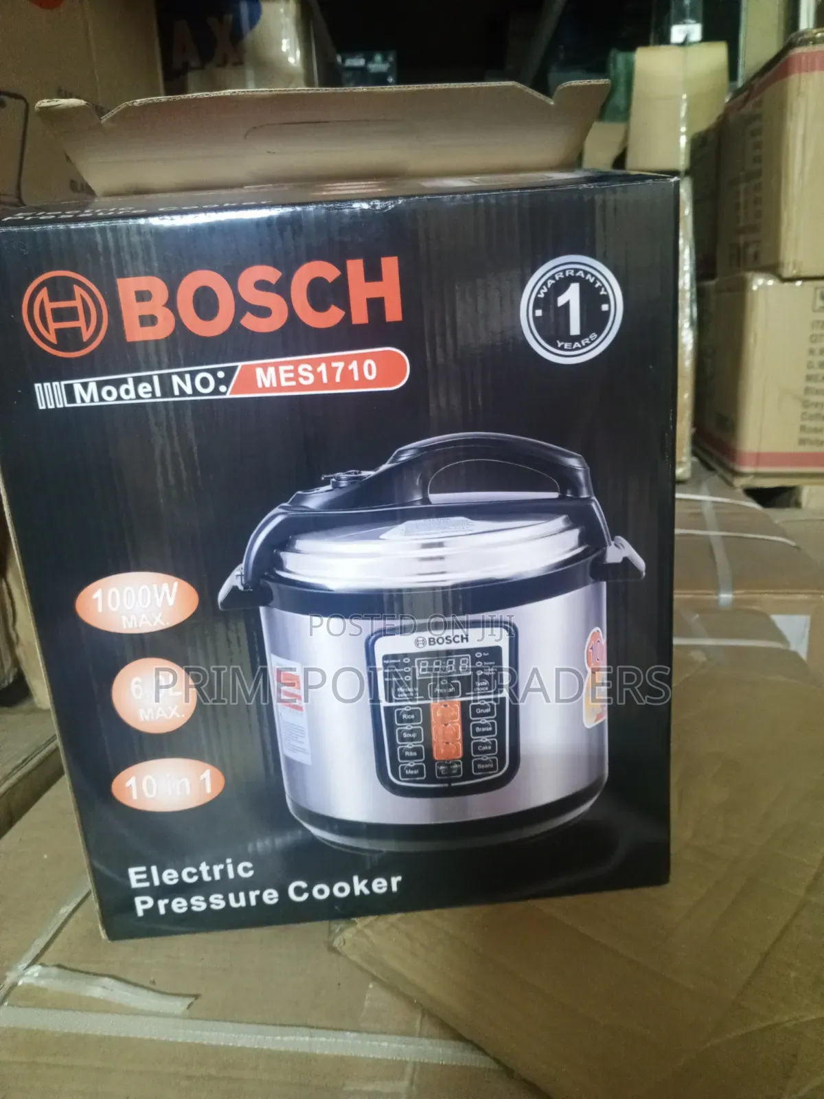 Bosch 6l Electric Pressure Cooker – Fast, Safe Effortless Cooking